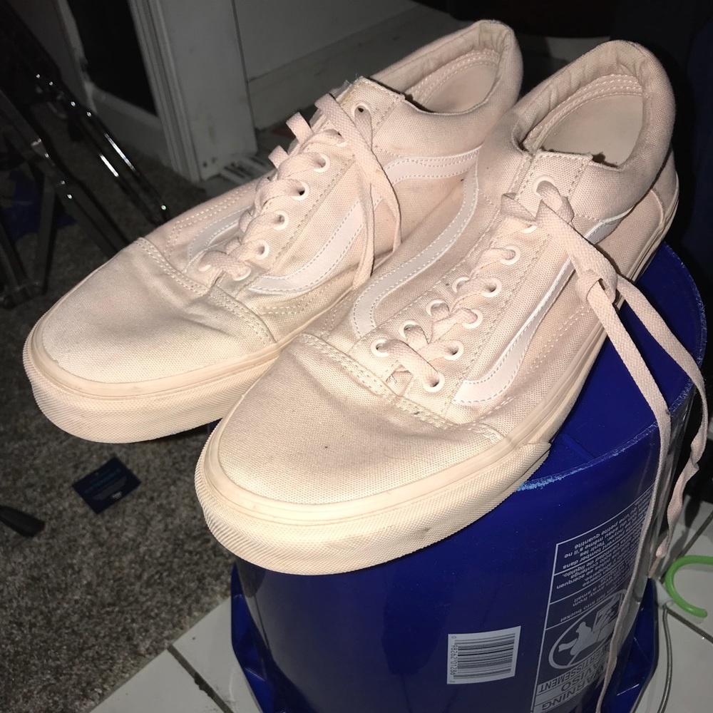 Monochrome Pink Vans